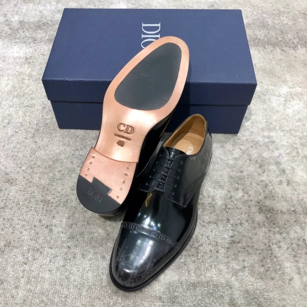 Men's shoes 💰960 Dior high-end men's boutique casual leather shoes, imported cowhide upper, water-dyed cowhide lining, imported genuine leather outsole, perfect details, standard code 38-44 (45 is custom-made, non-returnable and non-exchangeable)
